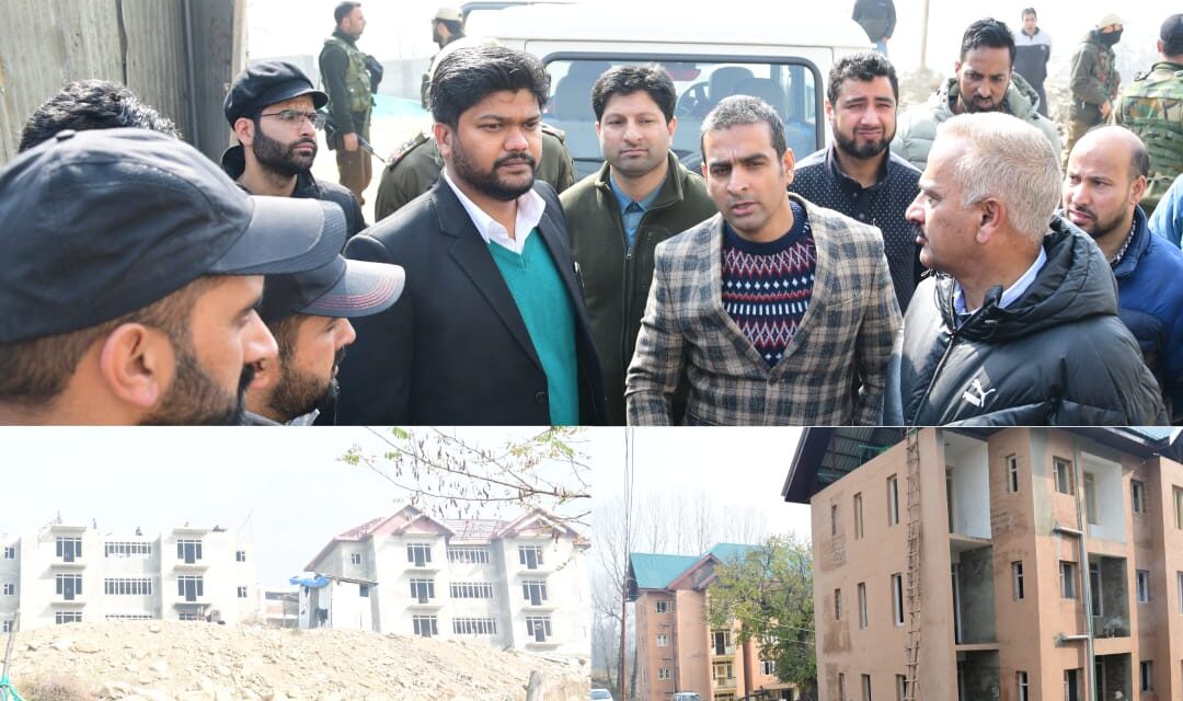 DC Gbl inspects work progress on Transit Accommodations in district