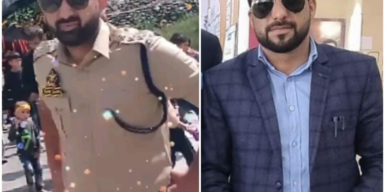 DDC Kangan-C Mudasir Majeed congratulated SDPO Kangan for promoted as Superintendents of Police