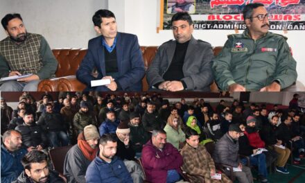 District Admin Gbl held Block Diwas at Indoor Stadium Sehpora