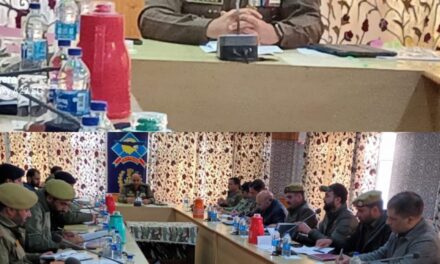 SSP Awantipora chairs crime,security review meeting