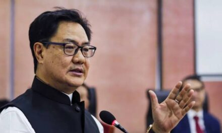 Union Law Minister Kiren Rijiju visits Anantnag, inaugurates legal literary club and interacts with beneficiaries.