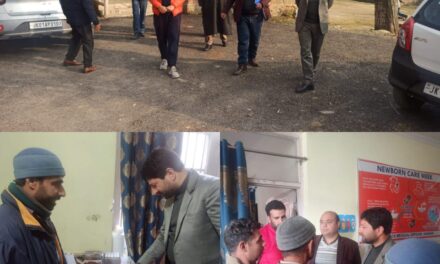 ADC Ganderbal inspects several government offices at Gund
