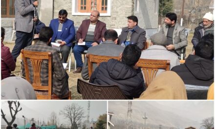 Talat Parvez reviews action taken on directions issued during B2V4 at Panchayat Mammer A