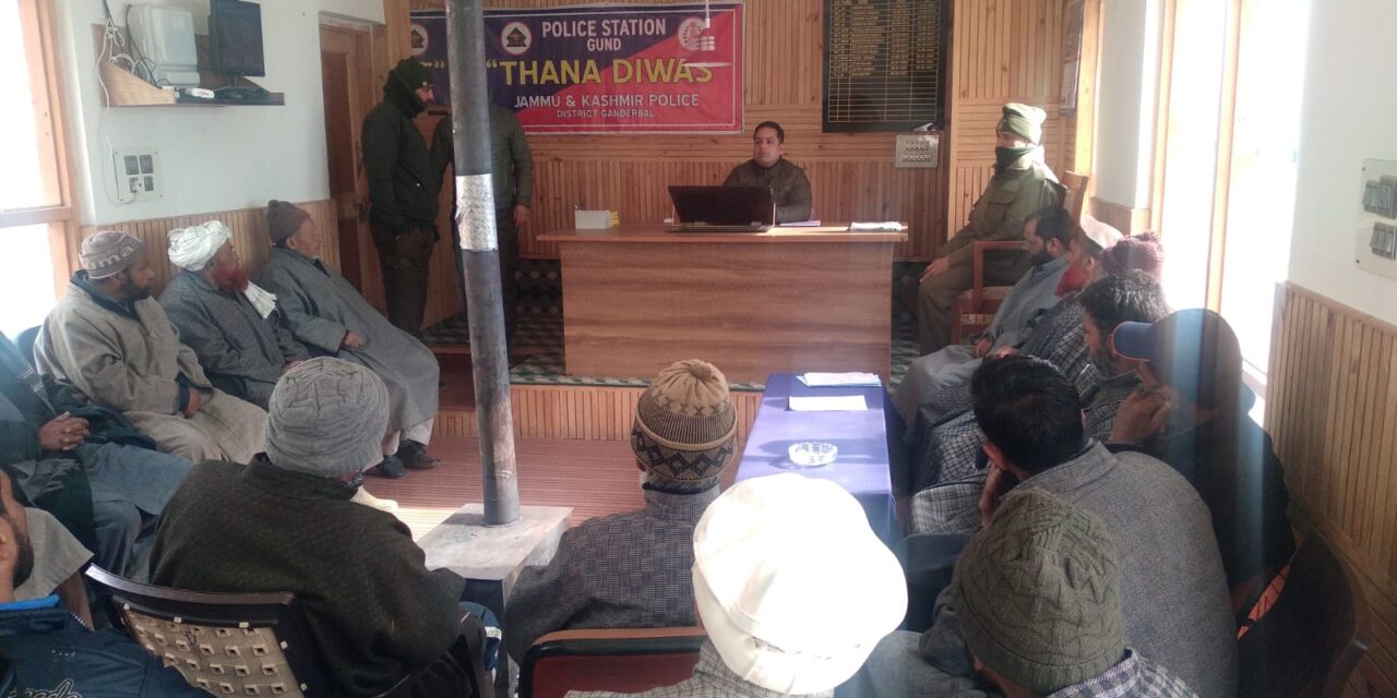 Ganderbal Police observed “Thana Diwas” across the district