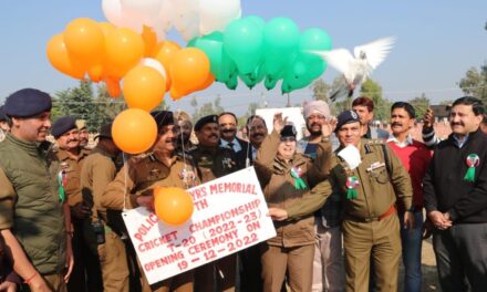 DGP JK declares open 11th Police Martyrs Memorial T-20 Championship in Kathua