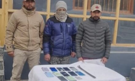 Kargil Police solves 03 burglary cases with the arrest of accused. Stolen property worth 04 Lakhs recovered so far