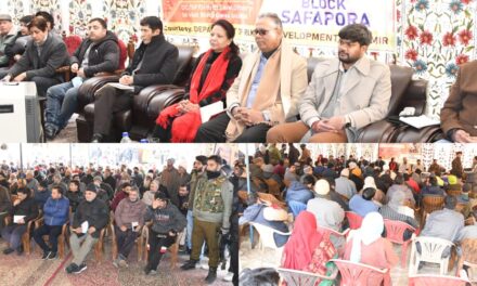 Weekly Block Diwas:Mega grievance redressal camp held at Safapora;DDC urges locals to take benefit of welfare schemes