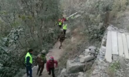 Man dies as vehicle skids off road in Ramban