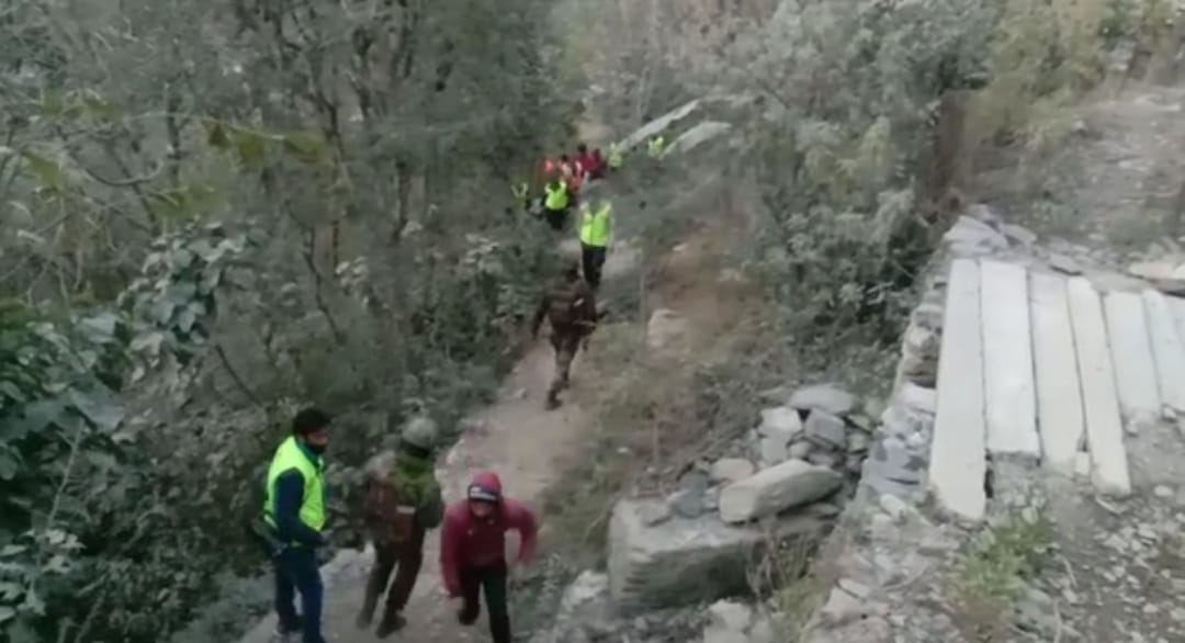 Man dies as vehicle skids off road in Ramban