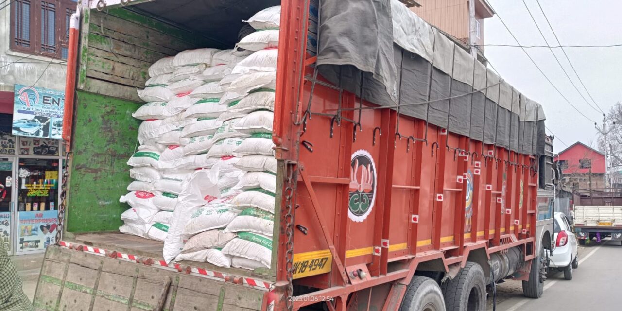 180 quintals of fertiliser seized in Kulgam, accused arrested