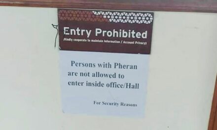 J&K Bank prohibits entry with Pheran at Sopore branch, cites security reasons