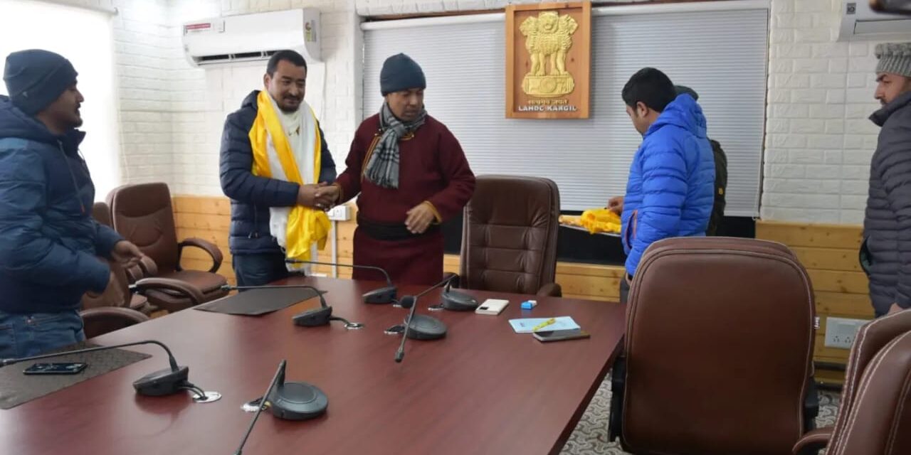 LAHDC Kargil felicitates members of newly formed Hajj Committee, UT Ladakh
