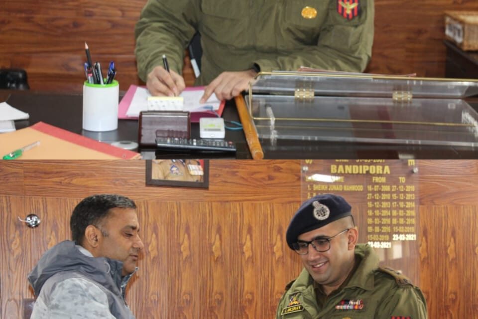 New SSP appointed for Bandipora district: Shri Lakshay Sharma-IPS takes office