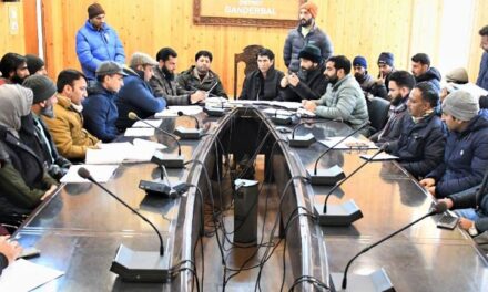 ADDC Ganderbal takes stock of Revision of Panchayat Electoral Rolls 2023 and also discussed digitization of land records