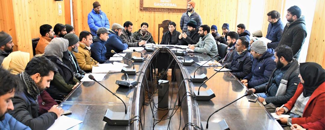 ADDC Ganderbal takes stock of Revision of Panchayat Electoral Rolls 2023 and also discussed digitization of land records