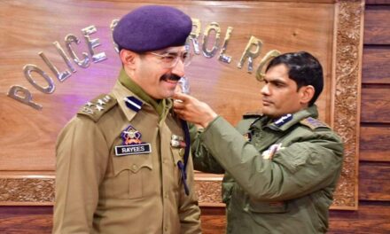 ADGP Kashmir Wishes Good Luck to Newly Joined Officers