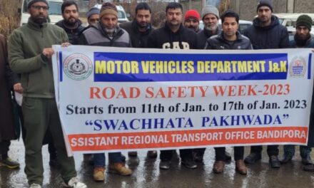 Week long road safety programme inaugurated by ARTO Bandipora