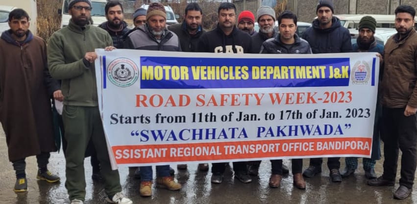 Week long road safety programme inaugurated by ARTO Bandipora