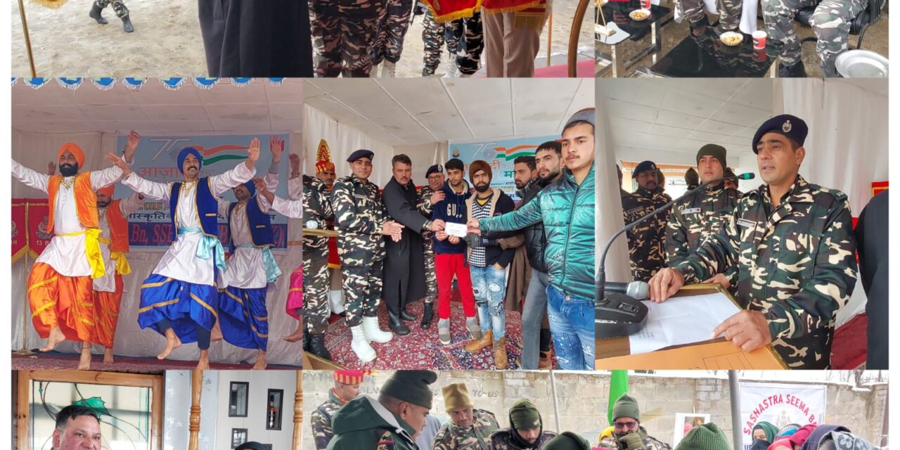 SSB 13 Bn organised Cultural Exchange fest along with free Medical and vet. Health camp at Bakura