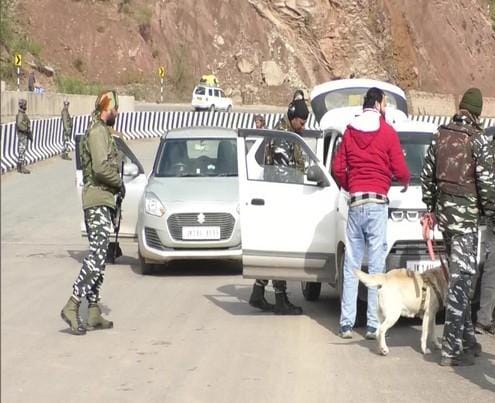 Army Tightens Security At NH44 Ahead Of 74th Republic Day