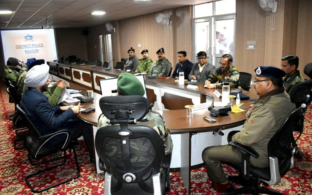 DGP reviews security scenario of Rajouri, progress on Dhangri terror incident investigation in high level joint meeting