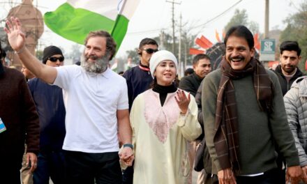 Actor-politician Urmila Matondkar joins Rahul Gandhi’s Bharat Jodo Yatra in Jammu