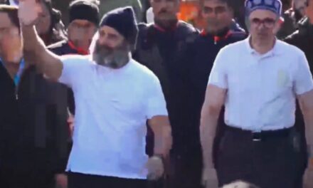 Omar Abdullah joins Rahul Gandhi led Bharat Jodo Yatra in Banihal;G A Mir, other leaders to join Yatra in Qazigund