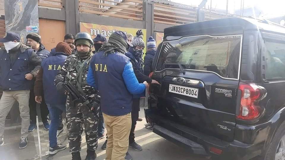 Day after Court directions, NIA attaches APHC office at Rajbag, Sgr