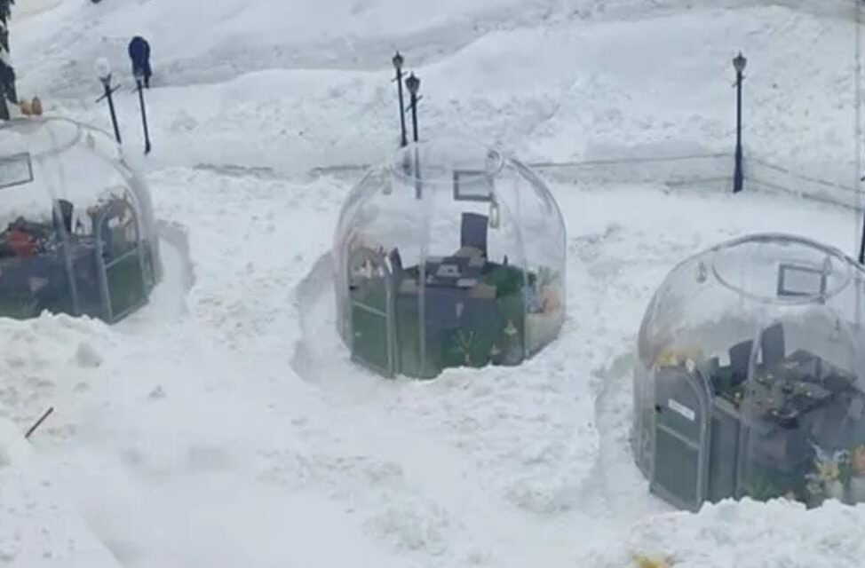 India’s first glass igloo restaurant in Gulmarg