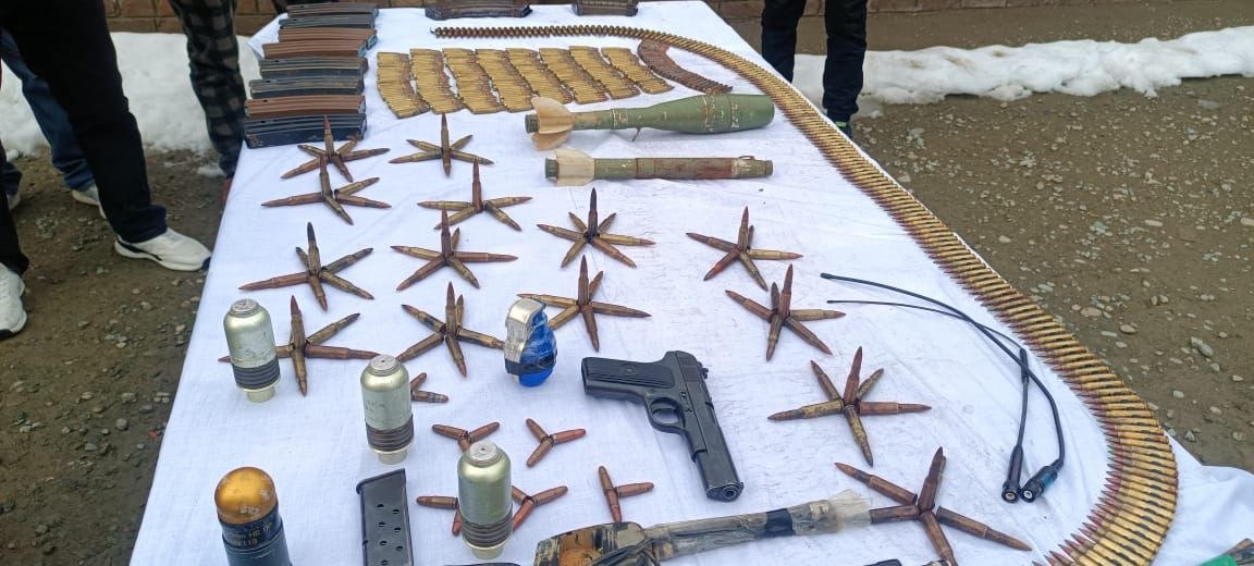 Huge cache of arms & ammo recovered in Kulgam, 6 arrested