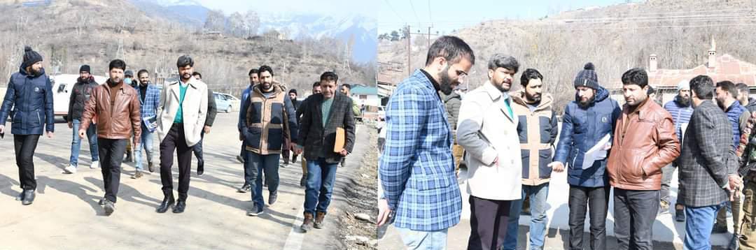 DC Ganderbal visits proposed site of Semi Ring Road in district