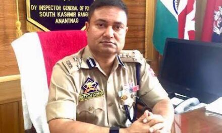 Senior IPS officer Nitish Kumar on central deputation posted to J&K
