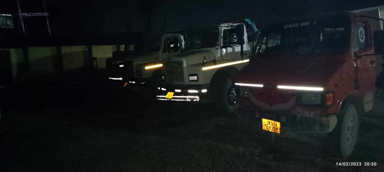 5 vehicles involved in illegal mining seized during night raids in Ganderbal