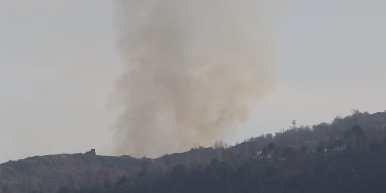 Several landmines explode amid forest fire along LoC in Poonch