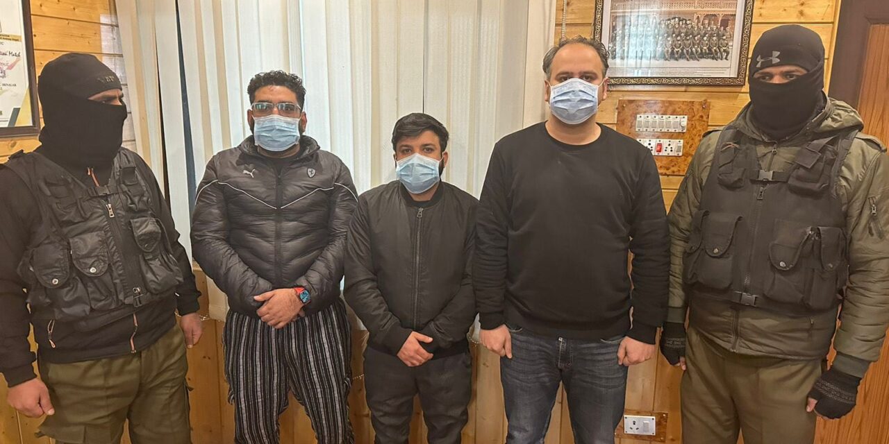 03 Self Styled Leaders Arrested in Srinagar: Police