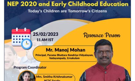 NCDC to organise webinar on NEP 2020 & Early Childhood Education