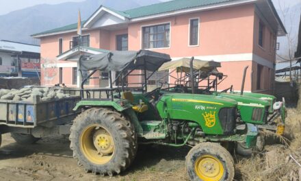 3 vehicles seized by Geology and Mining department in crackdown in Ganderbal