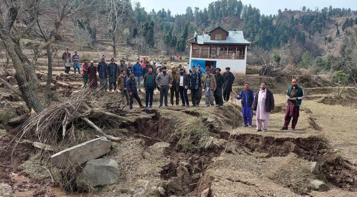 Landslide damages five houses in Ramban