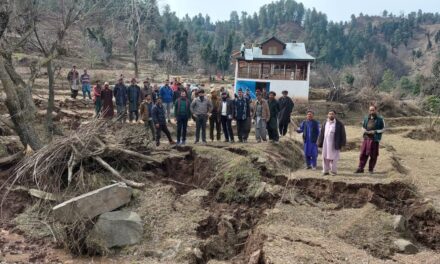 Landslide damages five houses in Ramban