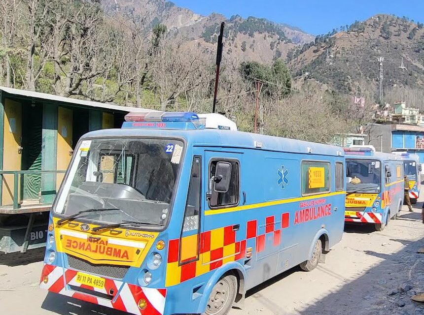 Accident-prone Ramban receives 3 fully-loaded AC-fitted ambulances from NHAI