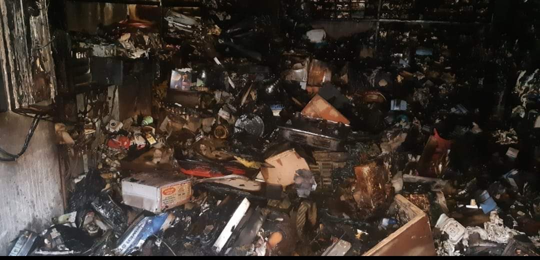 7 shops gutted in pre-dawn Maisuma fire incident