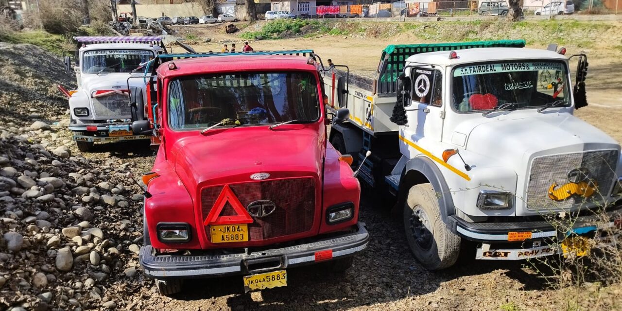 DMO seized 6 vehicles in Ganderbal