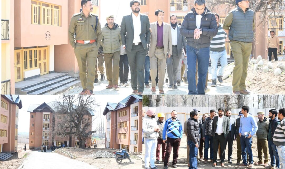 DC Ganderbal inspects work progress on Transit Accommodation Wandhama