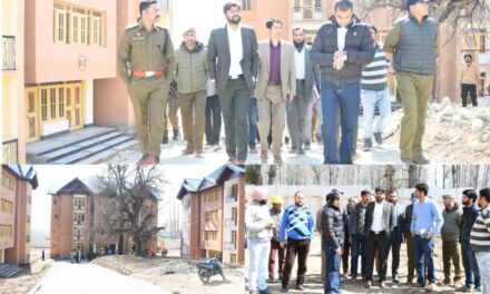 DC Ganderbal inspects work progress on Transit Accommodation Wandhama