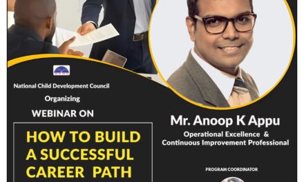 NCDC to organise webinar on ‘How to build a successful career path’