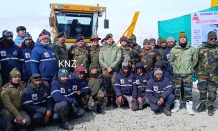 Srinagar-Leh highway opens for traffic after 2 months on record time