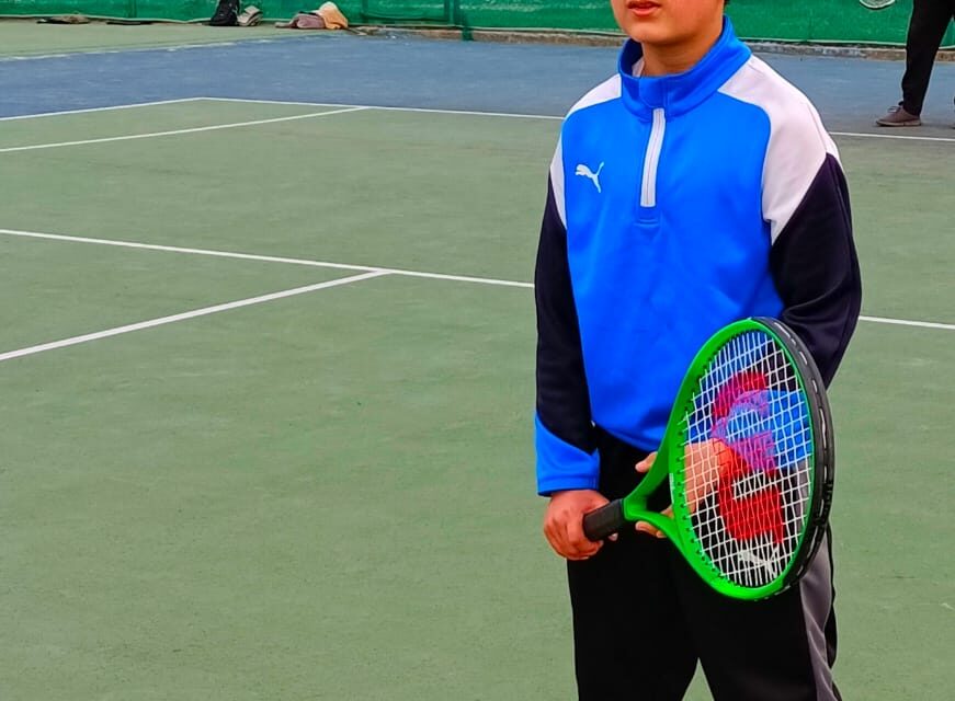 5th Grader Muhammad Qais Wins J&K Sub-Junior Soft Tennis Championship