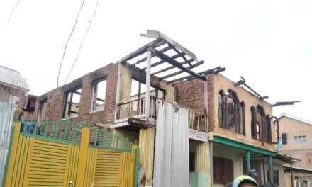 Two residential houses gutted in Narbal blaze