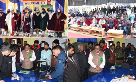 Dr. V.K Saraswat visits ATL at GBHSS Manigam;Motivates students to go further in their research & critical thinking