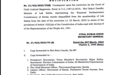 Rahul Gandhi’s Disqualification As MP: What He Can Do Next